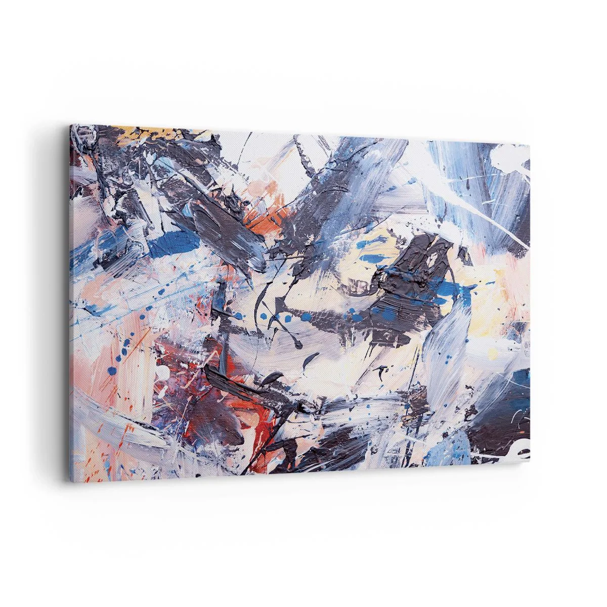 Canvastavla - Bild på duk - Abstraktionen galna dans - 100x70 cm