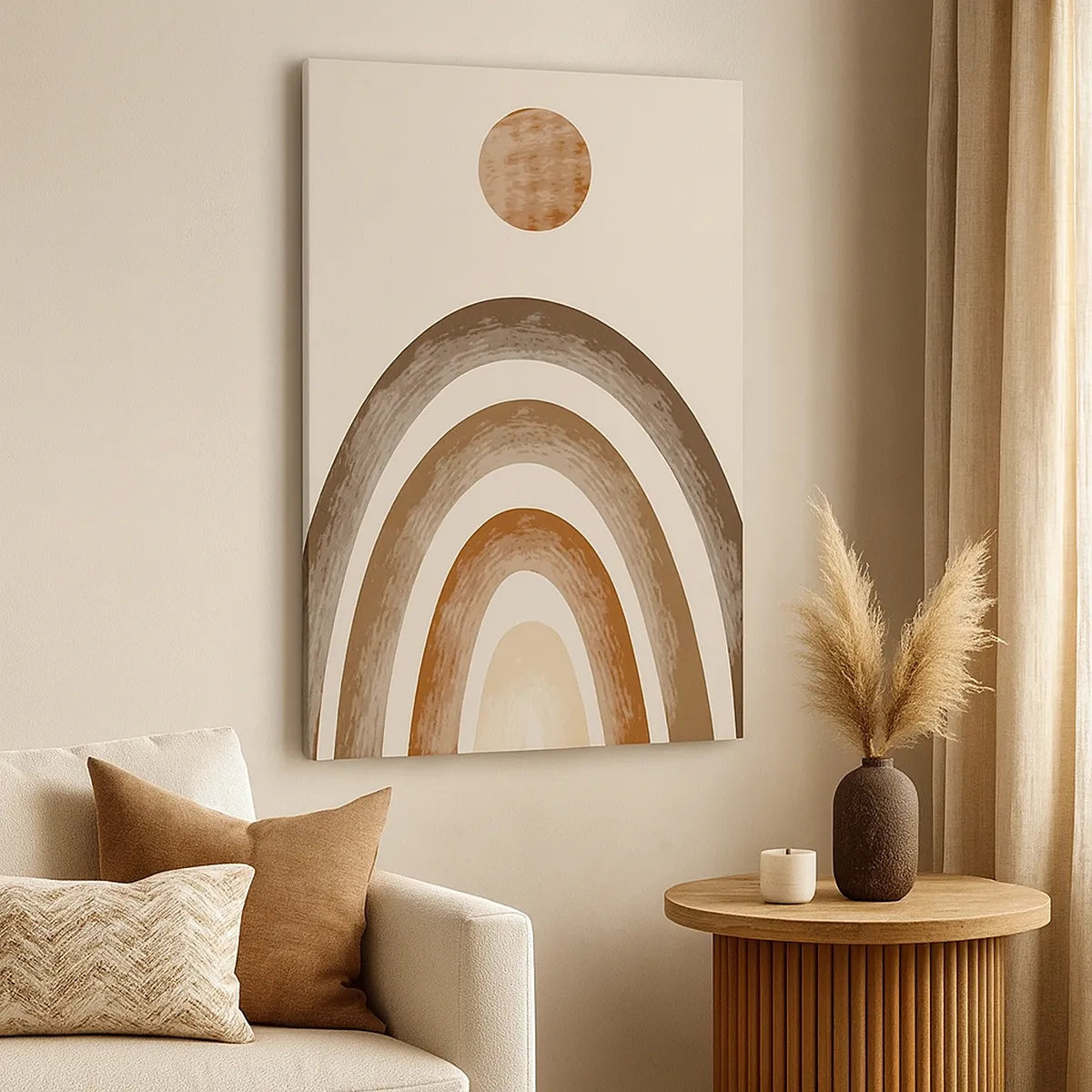 Canvastavla - Bild på duk - I den avlägsna galaxen - 50x70 cm