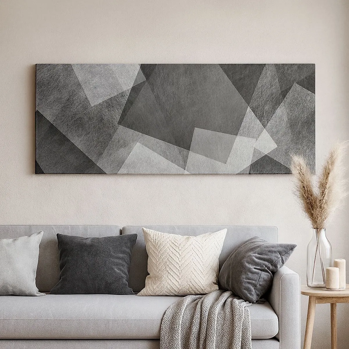 Canvastavla - Bild på duk - Den eviga symbolen för hållbarhet och ordning - 100x40 cm