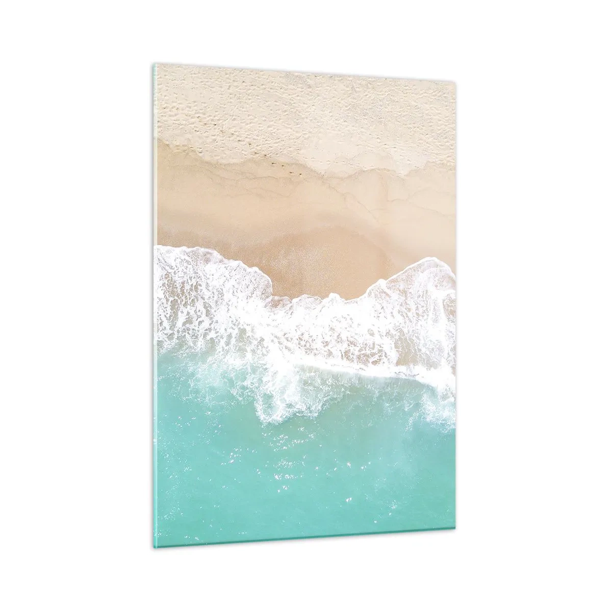 Glastavla - Bild på glas - Smekande beröring - 50x70 cm