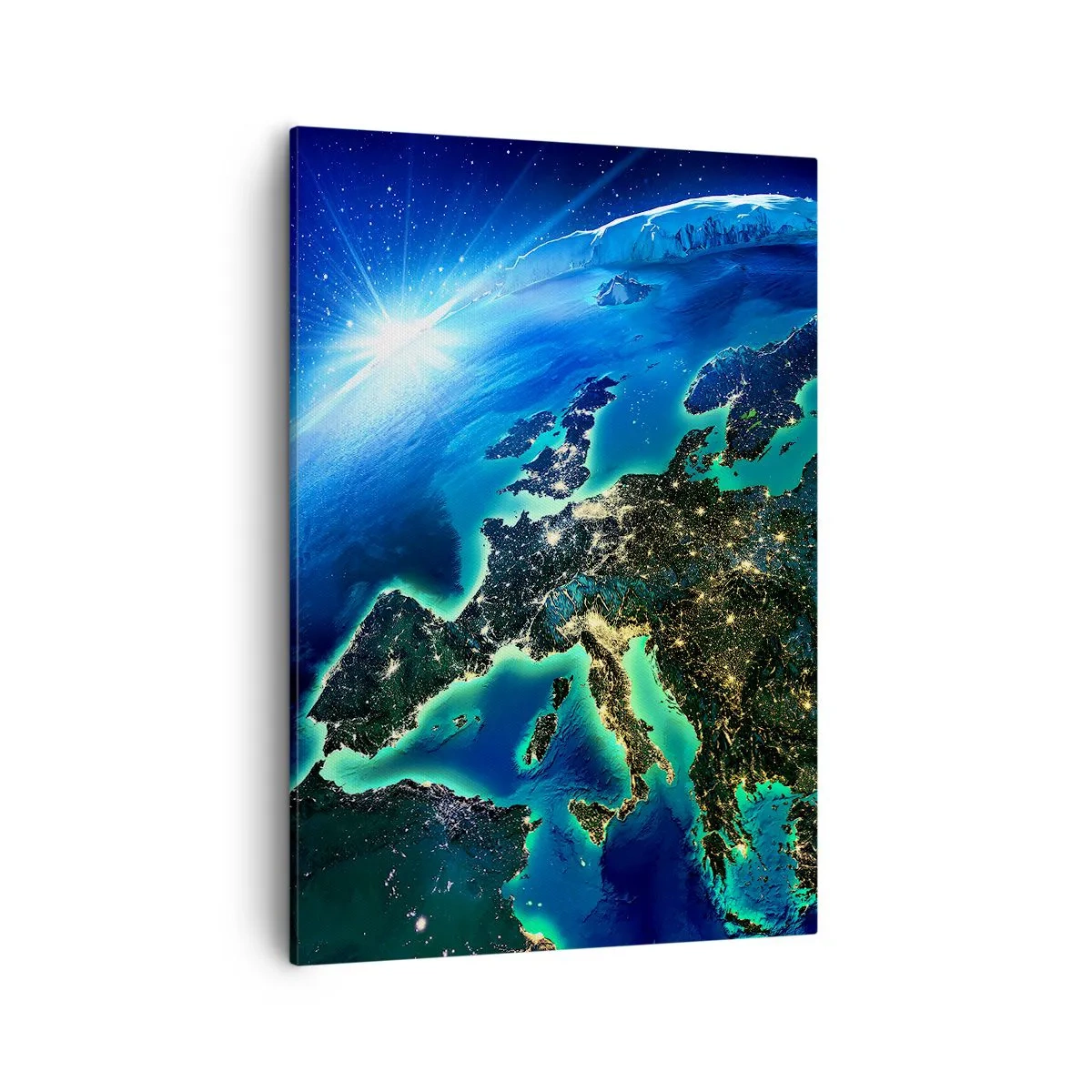 Canvastavla - Bild på duk - Glödande Europa - 50x70 cm