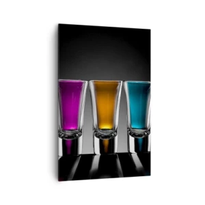 Canvastavla - Bild på duk - Glädjen färger - 80x120 cm