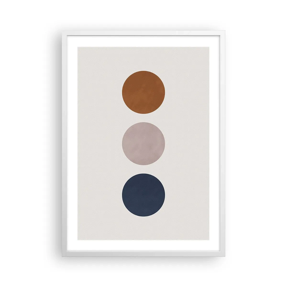 Affisch i vit ram - Perfektionens symbol - 50x70 cm