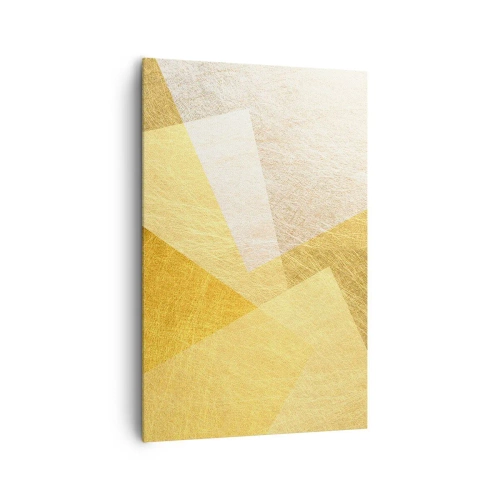 Canvastavla - Bild på duk - Geometriskt väder - 80x120 cm