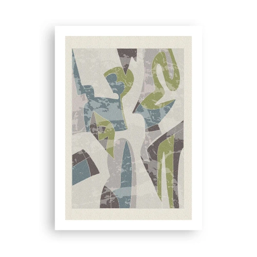 Affisch - Komposition bakom glas - 50x70 cm