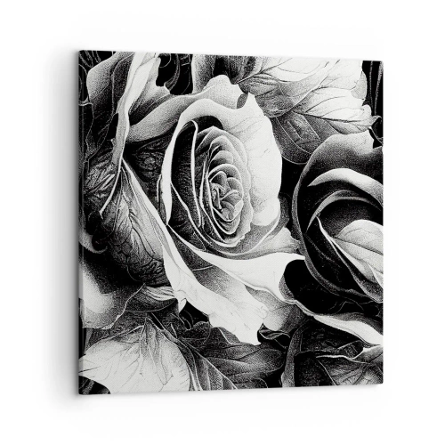 Canvastavla - Bild på duk - Alltid drottningen - 50x50 cm