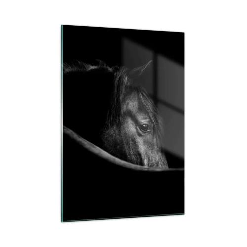 Glastavla - Bild på glas - Svart prins - 50x70 cm