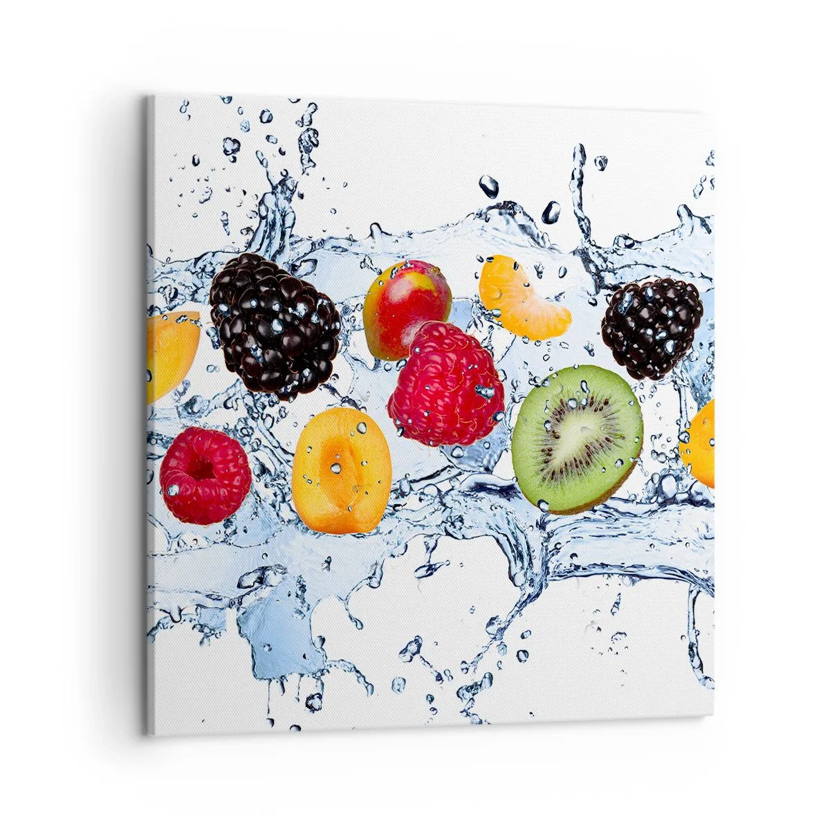 Canvastavla - Bild på duk - Lek med oss - 50x50 cm