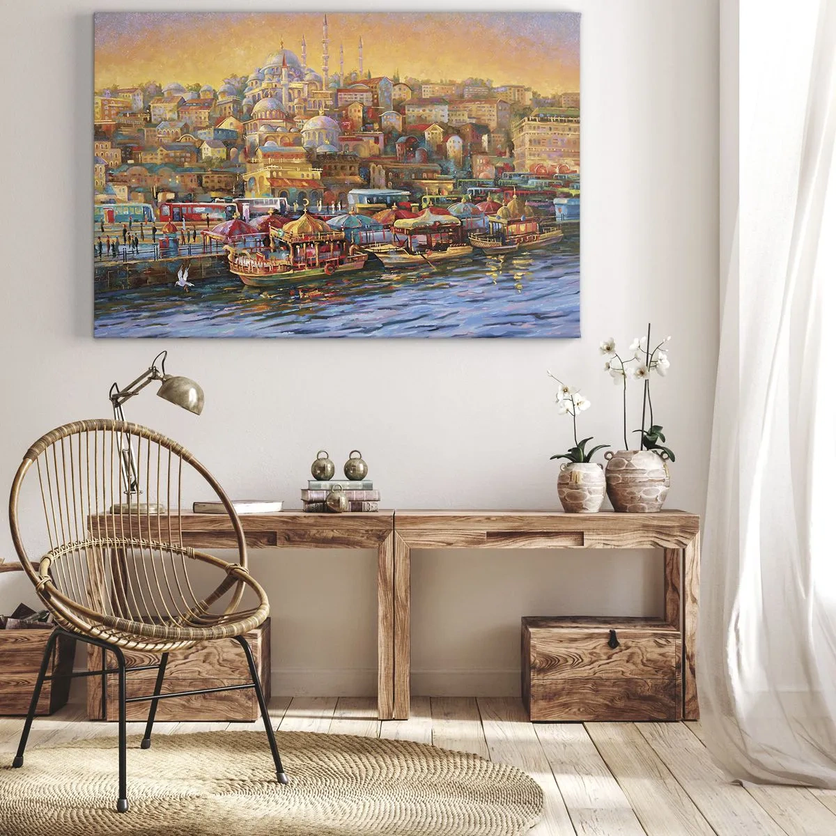 Canvastavla - Bild på duk - Istanbul-berättelse - 120x80 cm