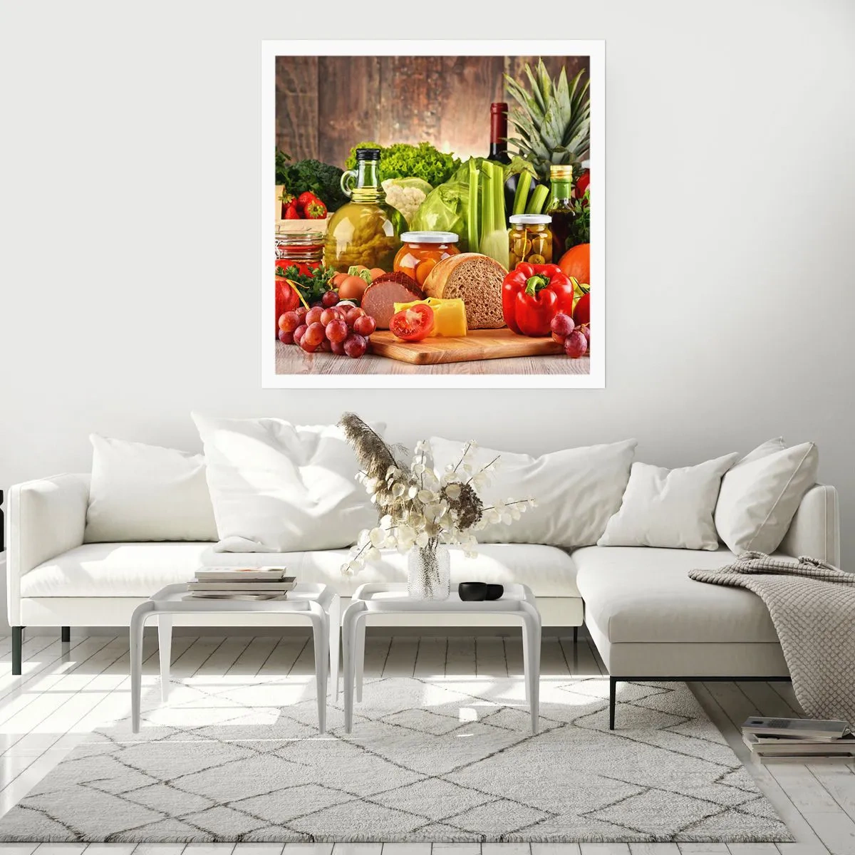 Affisch - Rökt, ugnstekt, marinerad - 30x30 cm