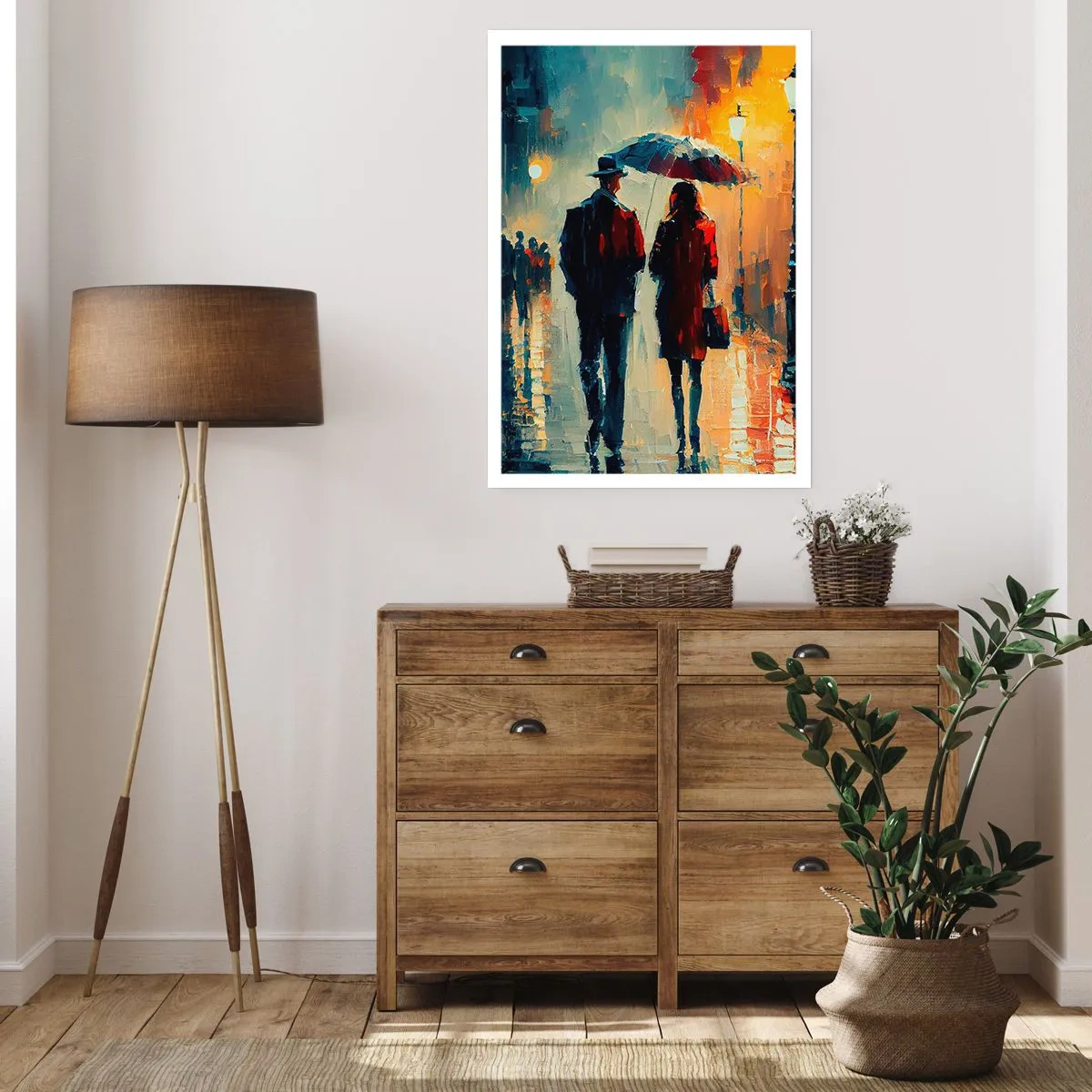 Affisch - Kärlekshistoria på stan - 70x100 cm