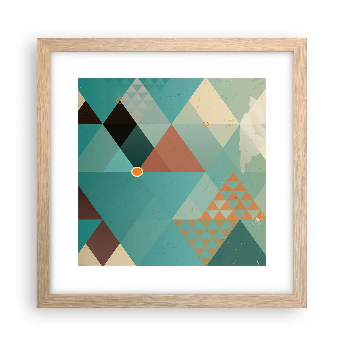 Affisch i ram av ljusek - Mångfaldens enighet, enighetens mångfald - 30x30 cm