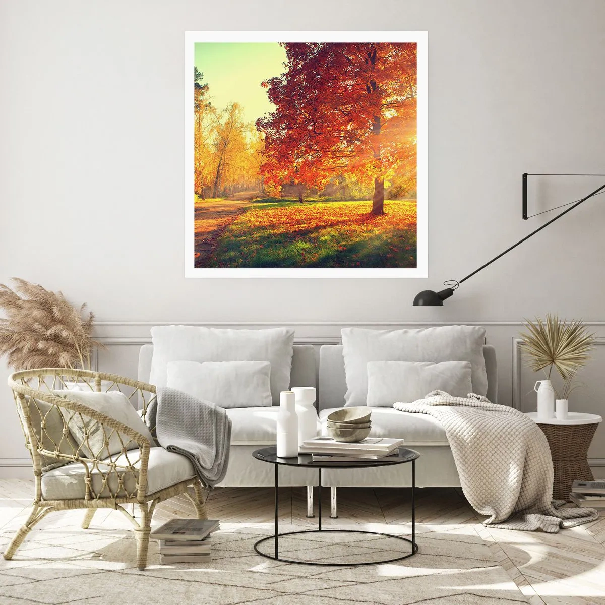 Affisch - Rött är vackert - 60x60 cm