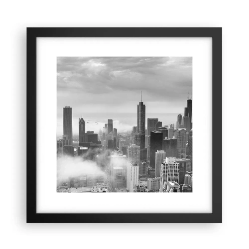 Affisch i svart ram - Amerikanskt landskap - 30x30 cm