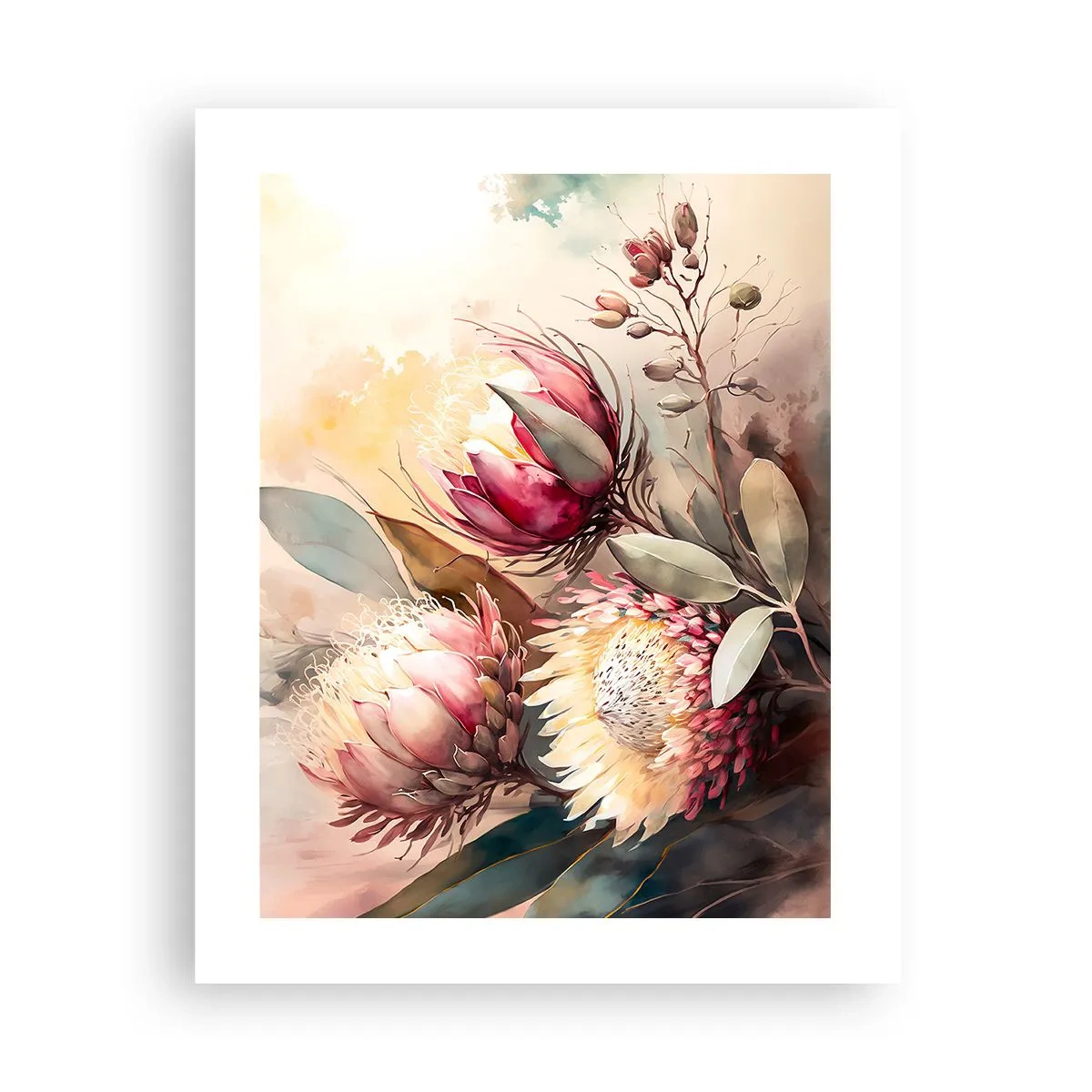 Affisch - Från profil och en face - 40x50 cm