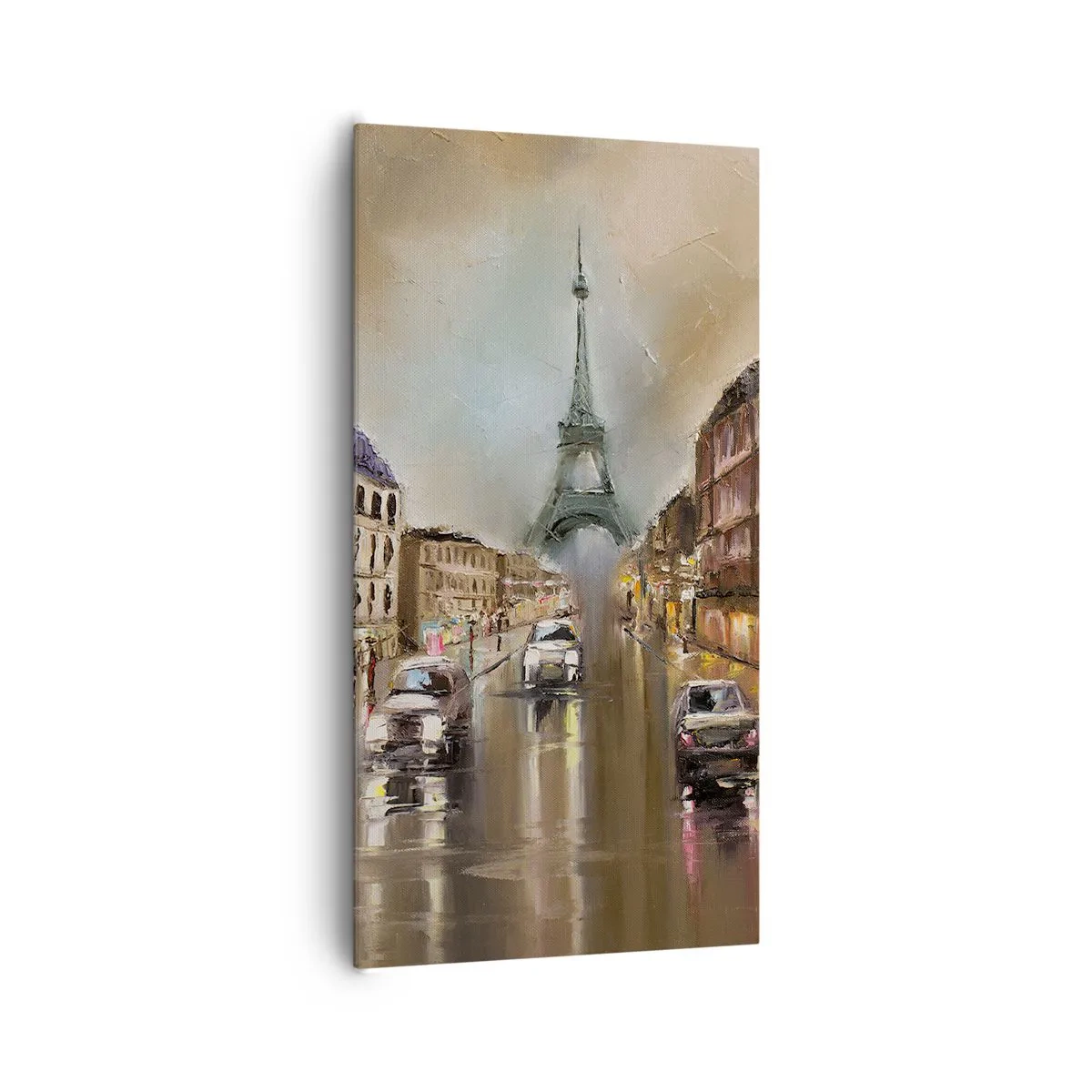 Canvastavla - Bild på duk - Det är bara tornet som räknas - 65x120 cm