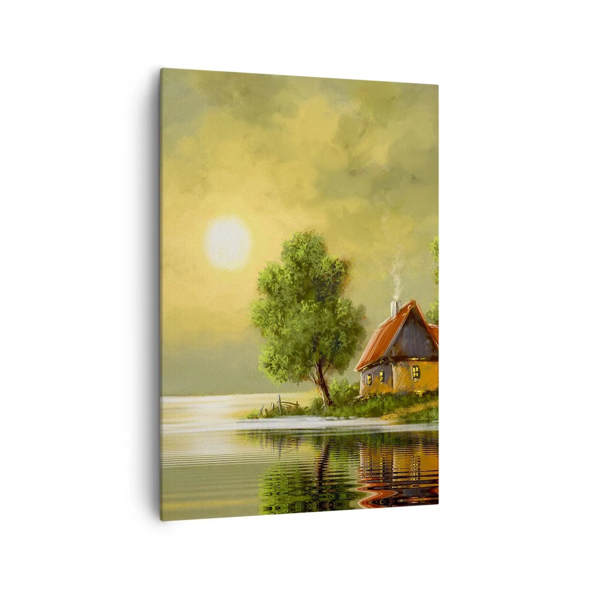 Canvastavla - Bild på duk - Vackert som från en bild - 70x100 cm