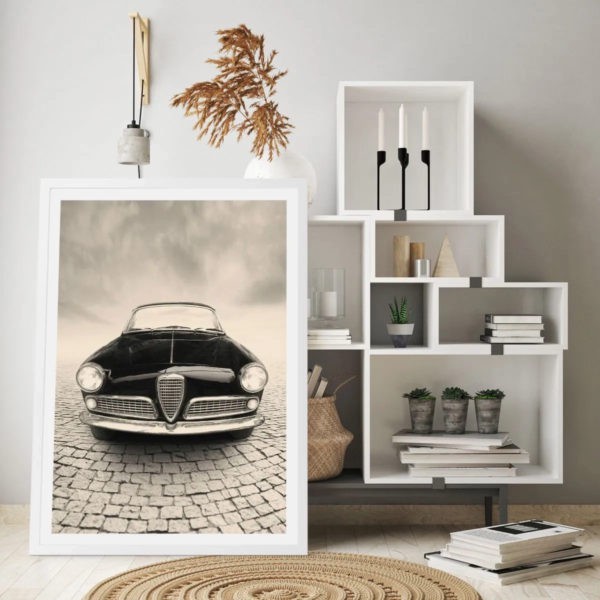 Affisch i vit ram - Hur kan man inte älska mig? - 61x91 cm