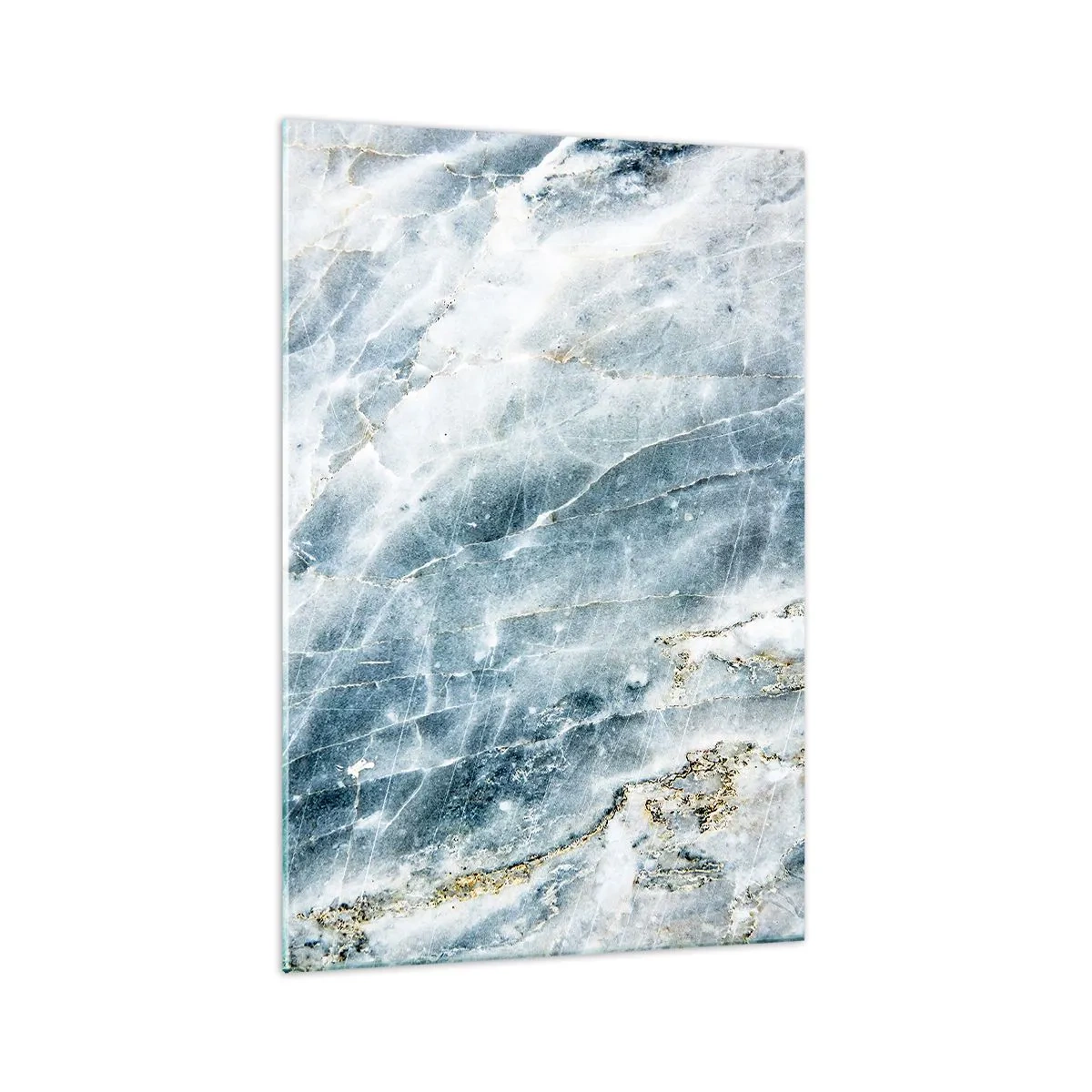 Glastavla - Bild på glas - Isvärld - 70x100 cm