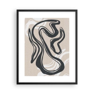 Affisch i svart ram - Mångfaldigt uttryck - 40x50 cm