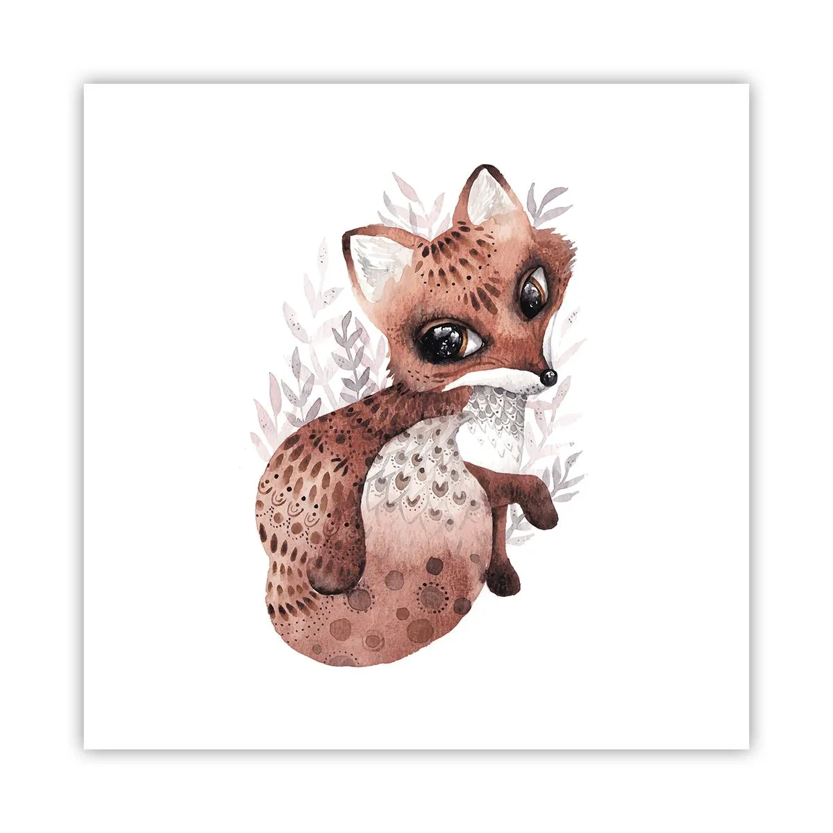 Affisch - Bara älska - 60x60 cm