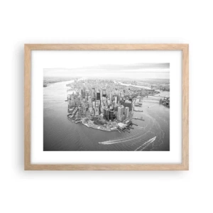 Affisch i ram av ljusek - Hur man inte älskar? - 40x30 cm