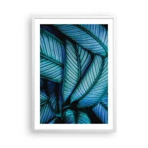 Affisch i vit ram - Livslinjer - 50x70 cm