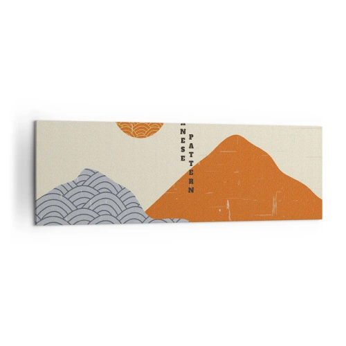 Canvastavla - Bild på duk - I den japanska andan - 160x50 cm