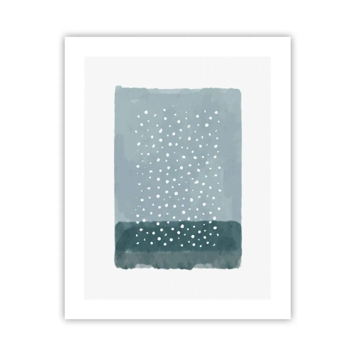 Affisch - Uppstådda ur det blåa - 40x50 cm