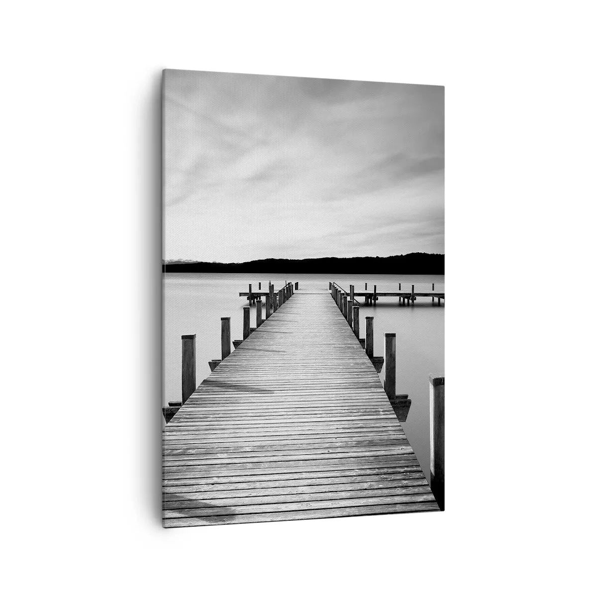 Canvastavla - Bild på duk - Vattnet - lugnet - 70x100 cm