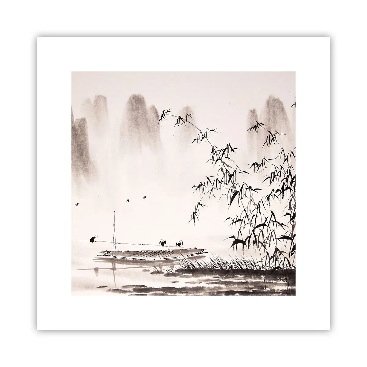 Affisch - Risfältens tystnad - 30x30 cm