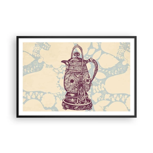 Affisch i svart ram - Skönhet av det vardagliga livet - 91x61 cm