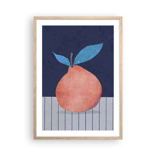 Affisch i ram av ljusek - Konvexitet och planhet - 50x70 cm