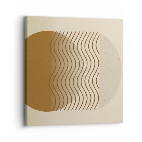 Canvastavla - Bild på duk - Om geometriska figurers ursprung - 30x30 cm