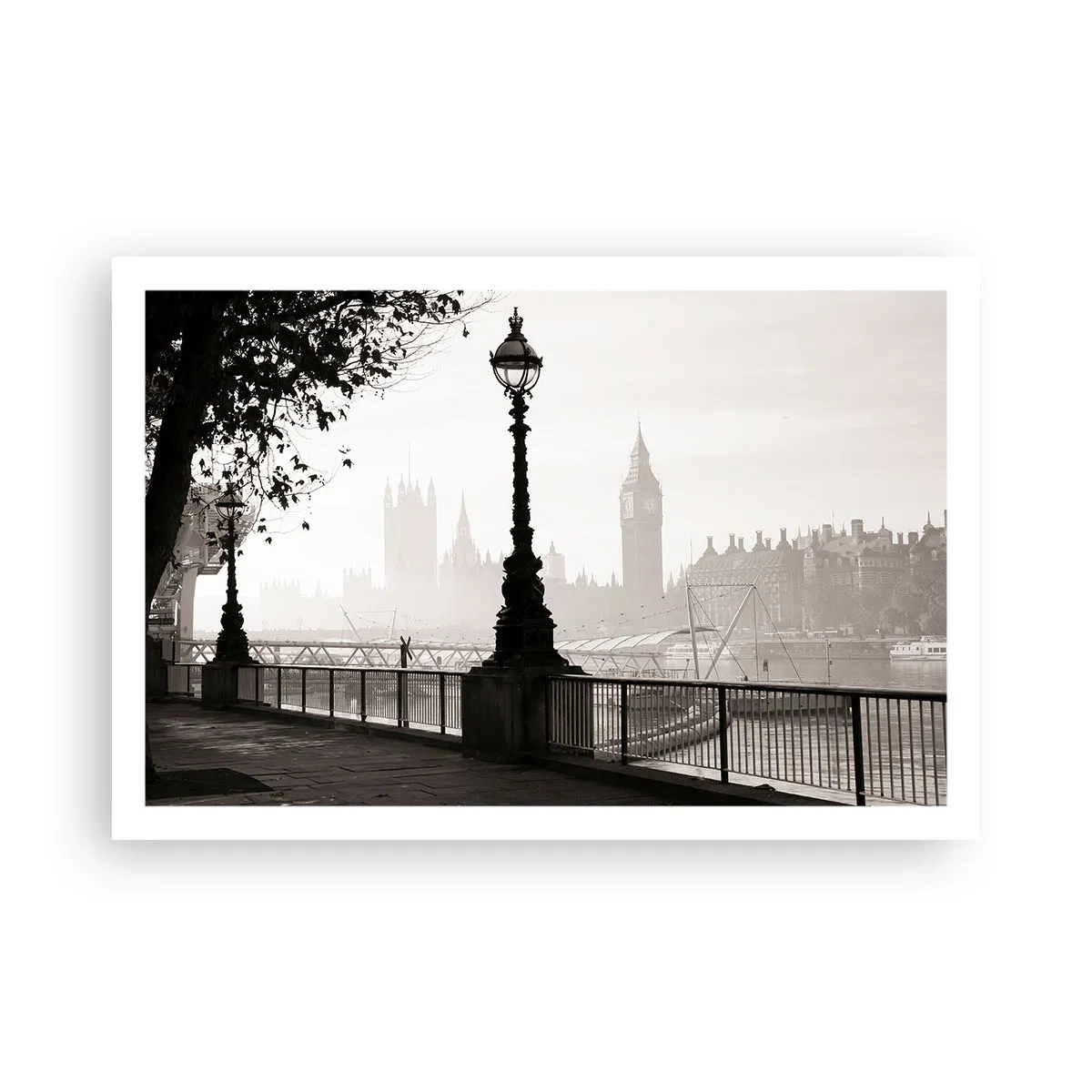 Affisch - Morgon i London - 91x61 cm