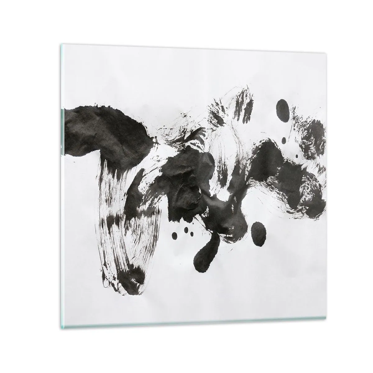 Glastavla - Bild på glas - En metod i galenskap? - 70x70 cm