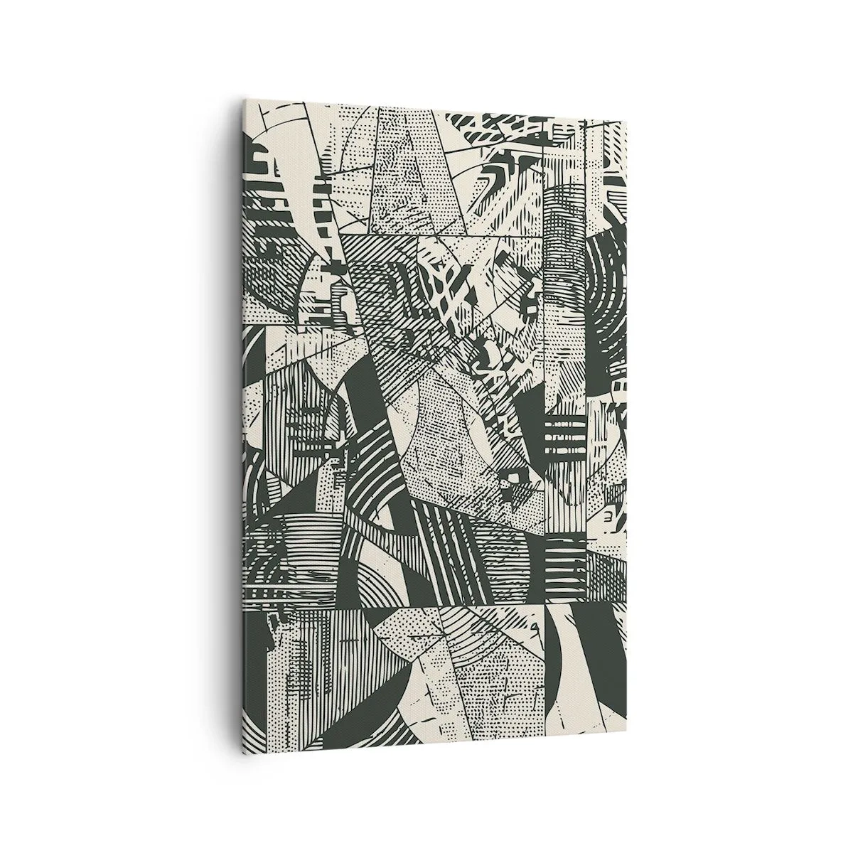 Canvastavla - Bild på duk - Nutidens dynamik - 80x120 cm