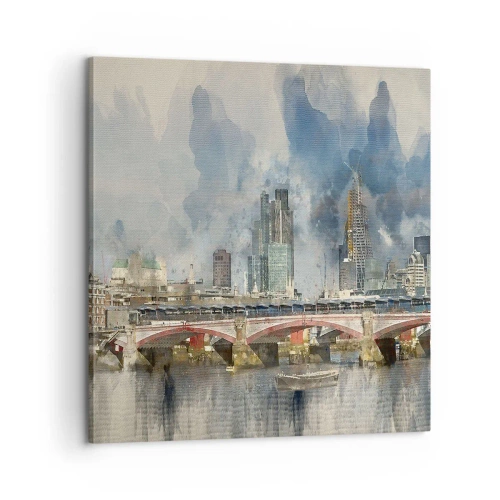 Canvastavla - Bild på duk - London i hela sin prakt - 60x60 cm