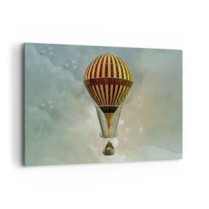 Canvastavla - Bild på duk - Banbrytande flygningar - 120x80 cm