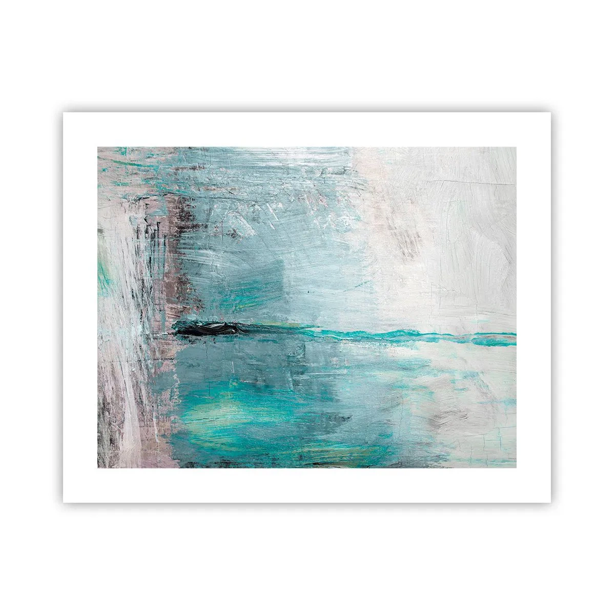 Affisch - Horisontellt i blått - 50x40 cm