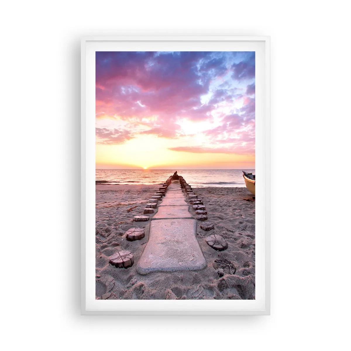 Affisch i vit ram - En stund av djup upplevelse - 61x91 cm