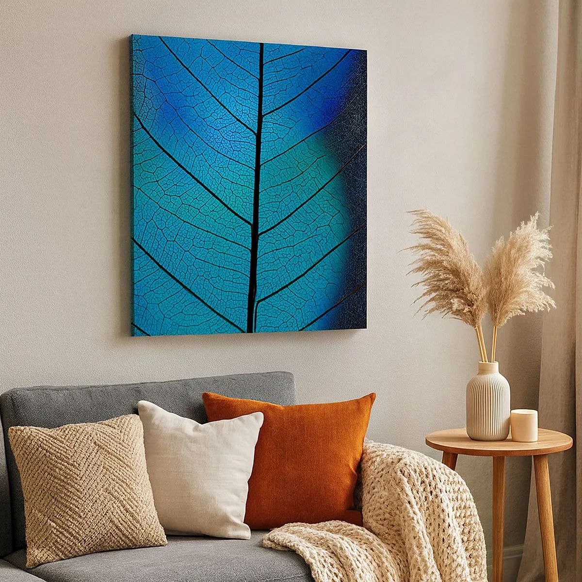 Canvastavla - Bild på duk - Invecklad konstruktion - 30x30 cm