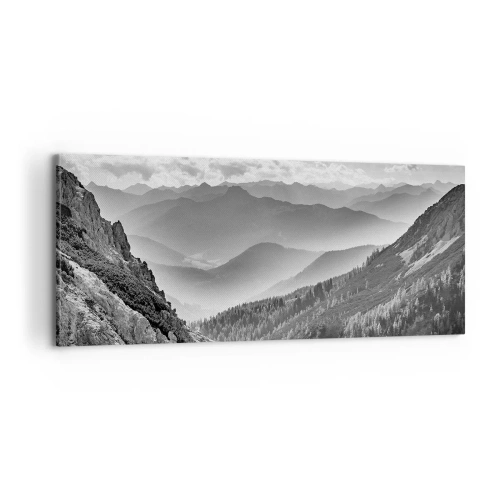 Canvastavla - Bild på duk - Ända fram till horisonten - 100x40 cm
