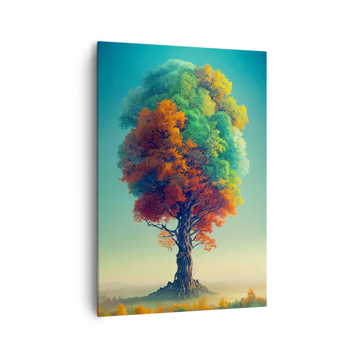 Canvastavla - Bild på duk - Eken - naturens fader - 70x100 cm