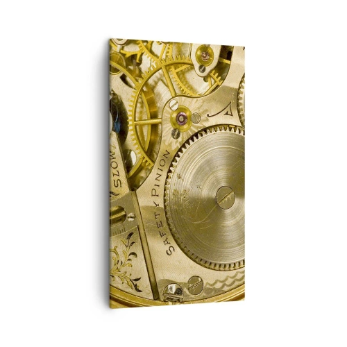 Canvastavla - Bild på duk - Gå med tidens anda - 45x80 cm