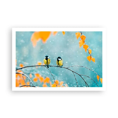 Affisch - Fåglarnas skvaller - 91x61 cm