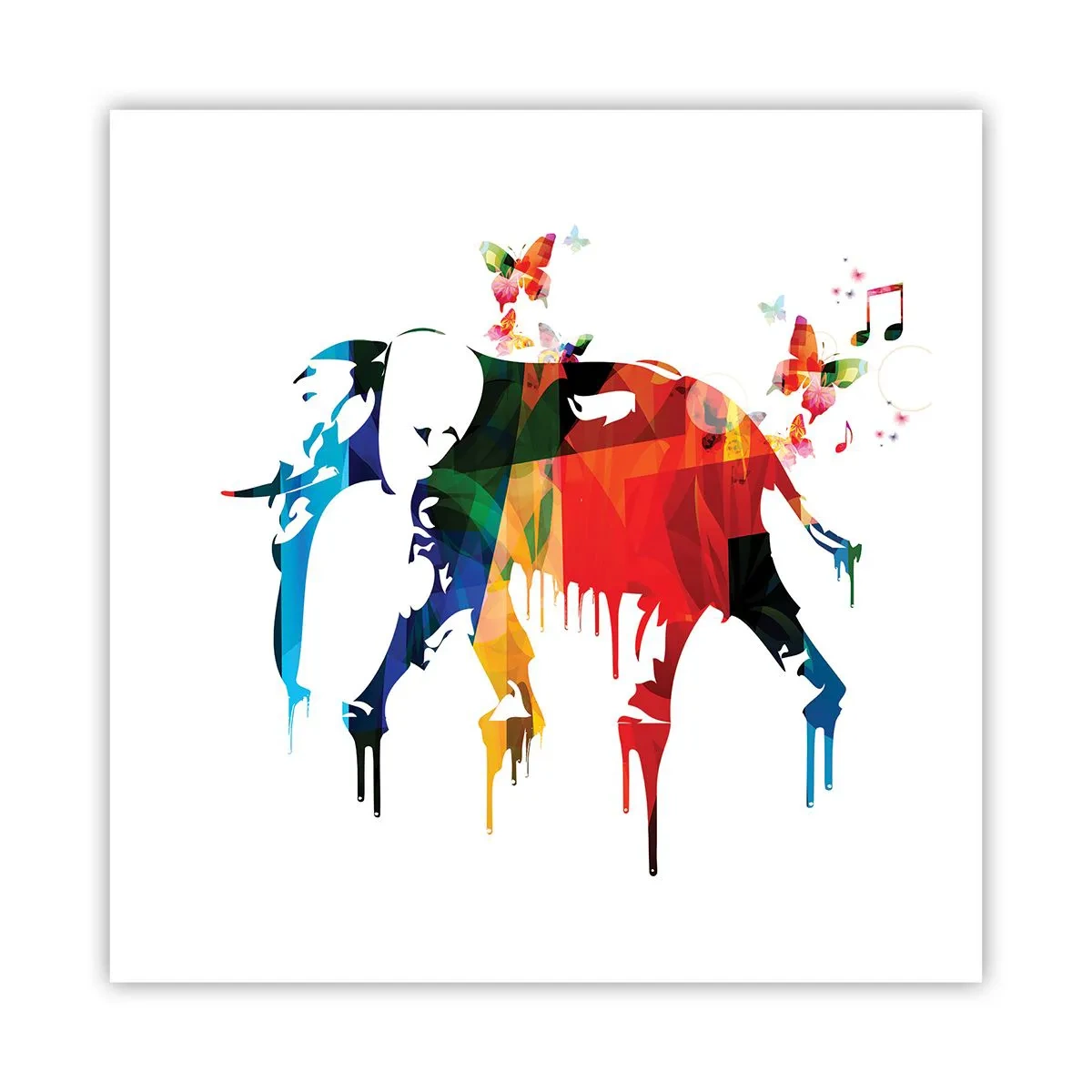 Affisch - Var och en kan dansa - 60x60 cm