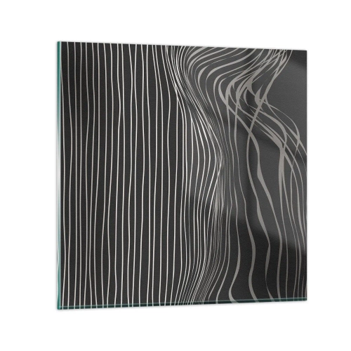 Glastavla - Bild på glas - Rytm och accent - 30x30 cm