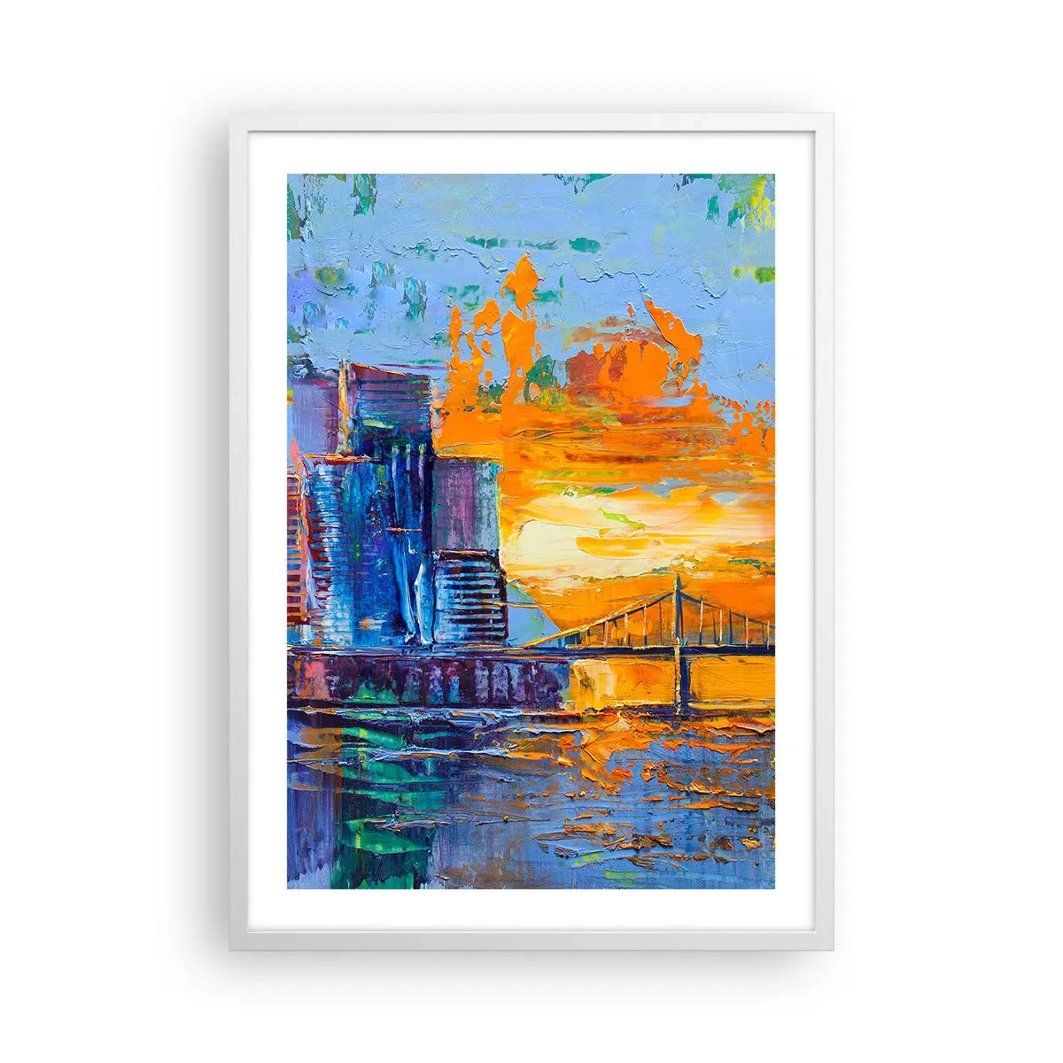 Affisch i vit ram - Kultur och natur - 50x70 cm