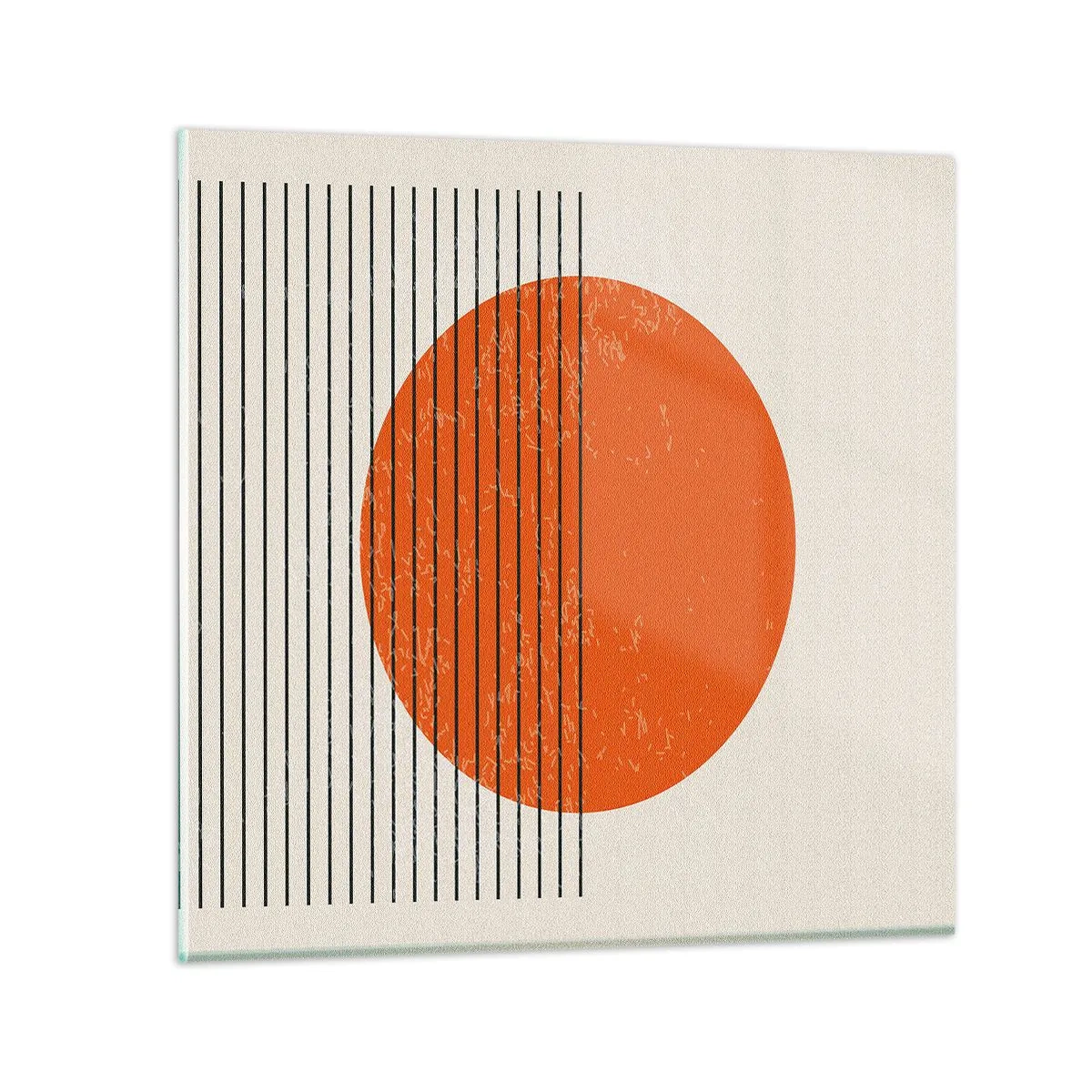 Glastavla - Bild på glas - Alltid solen - 40x40 cm